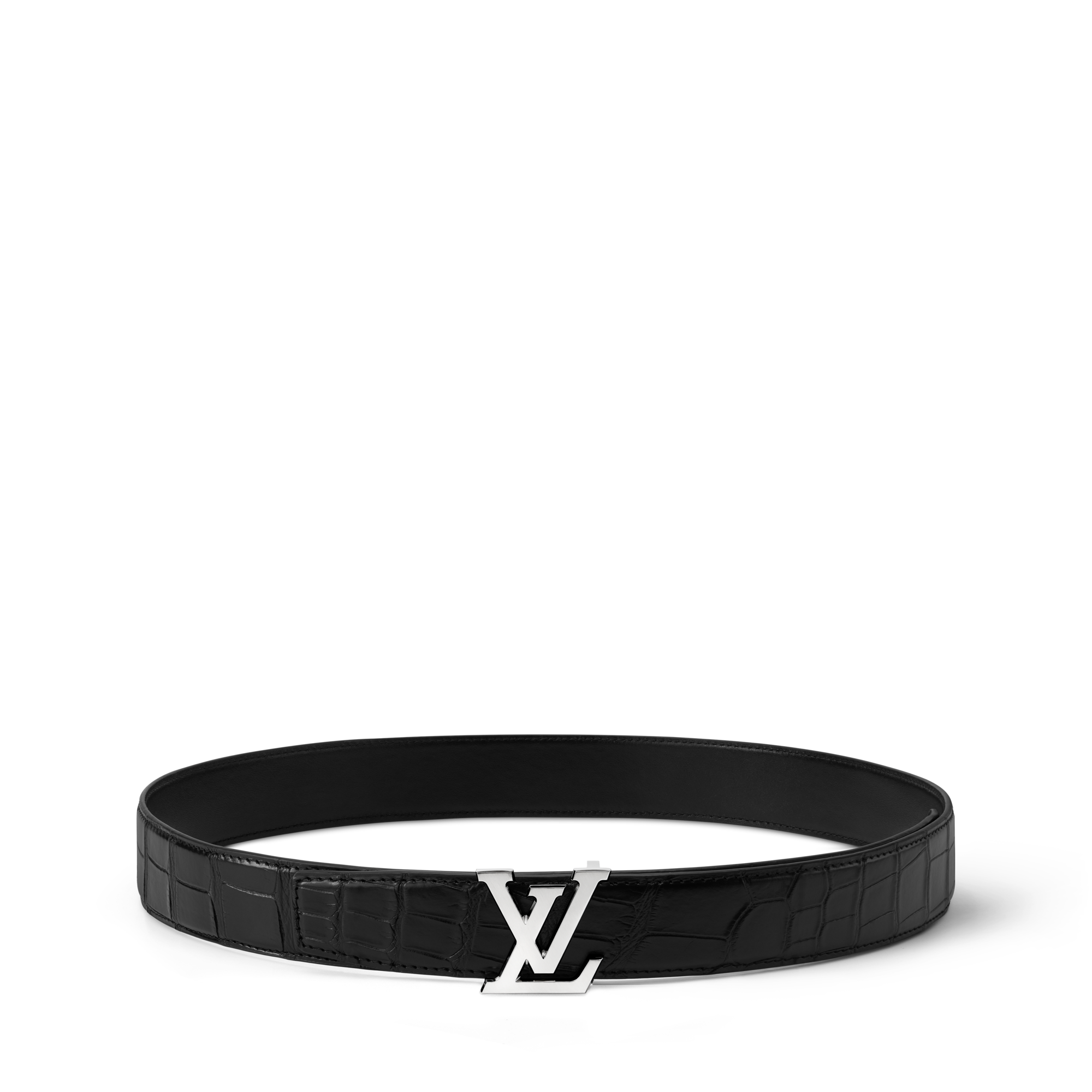 LV Heritage Alligator 35mm Reversible Belt - Accessories | LOUIS